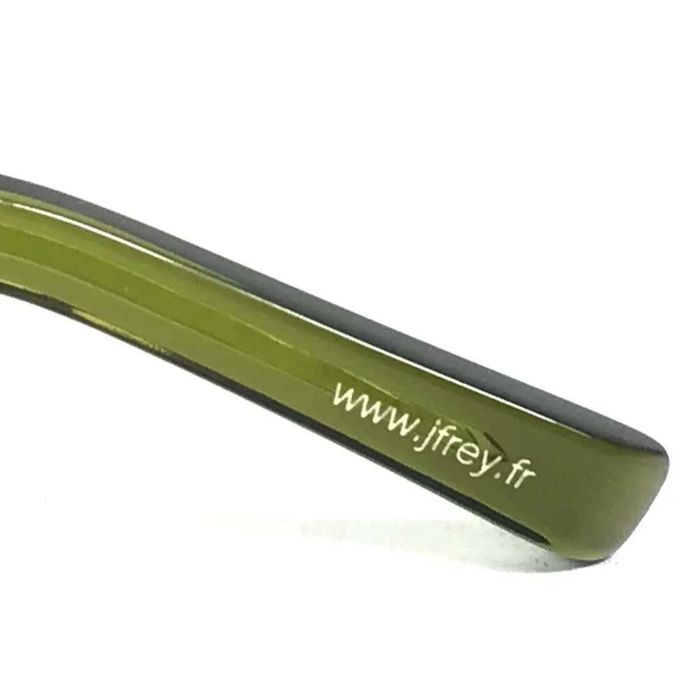 J.F. Rey Eyeglasses Frames JF2551 4040 Green Cat Eye Half Rim 52-18-134